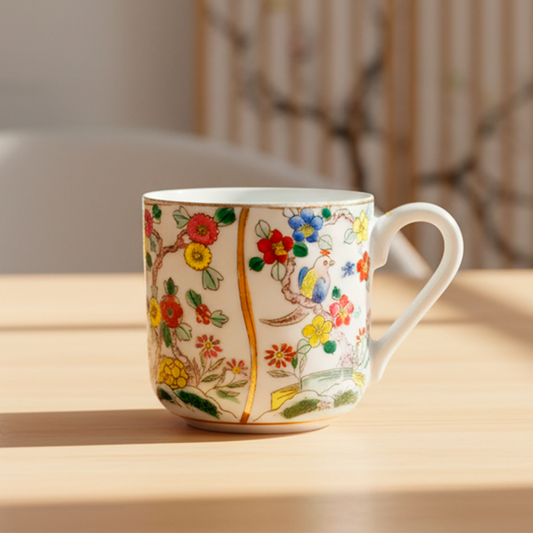Taza decorativa Floral China