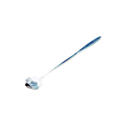 Cucharilla de azucar Flor Plateada