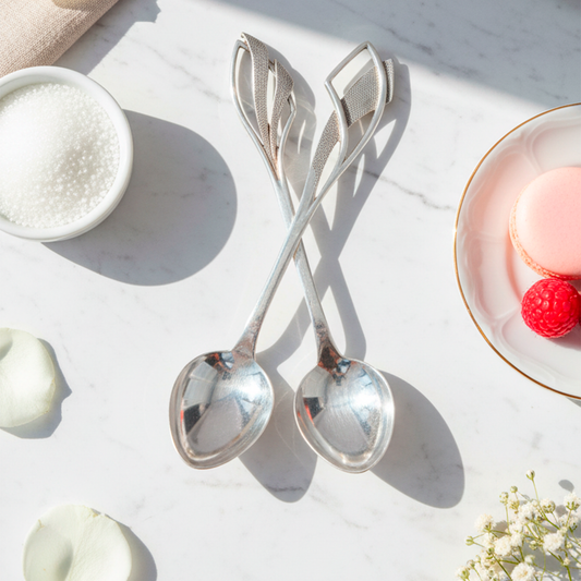 Cucharilla  de azúcar Plata