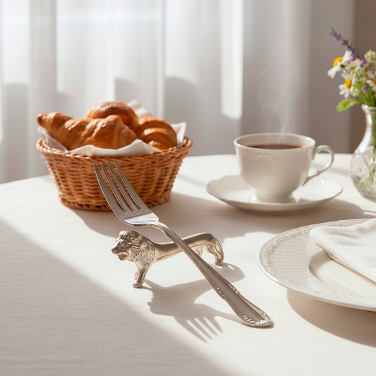 Sujetadores de cubiertos Leones